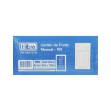 CARTÃO PONTO C/ 100 UN TILIBRA