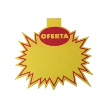 CARTAZ DE OFERTA 21,5 X 21,5 CM MODELO 02