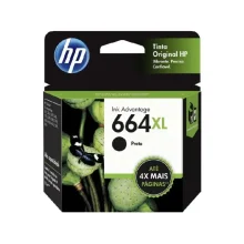 CARTUCHO HP 664 XL / F6V31AB / PRETO 8,5 ML