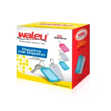 CHAVEIRO PLASTICO P/ IDENTIFICACAO CORES C/ 50 UN MAXCRIL