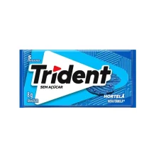 CHICLE TRIDENT HORTELÃ 8G