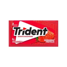 CHICLE TRIDENT MORANGO 8G