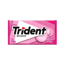 CHICLE TRIDENT TUTTI FRUTTI 8G
