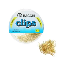 CLIPS DOURADO Nº 5 C/ 200 UN BACCHI
