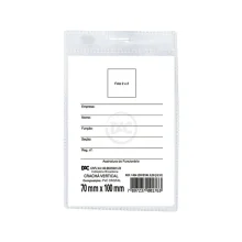 CRACHÁ 70 X 100 MM VERTICAL S/ PRENDEDOR 1454 DAC