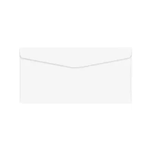 ENVELOPE 11 X 22 CM BRANCO S/ CEP C/ 50 UN