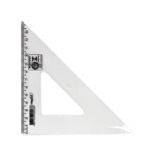 ESQUADRO ESCOLAR 21 CM X 45º 10070001 MAXCRIL