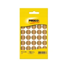 ETIQUETA REDONDA TP 16 C/ 150 ETQ OURO PIMACO