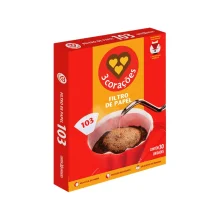 FILTRO P/ CAFÉ 103 C/ 30 UN TRÊS CORAÇÕES