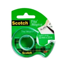 FITA ADESIVA MÁGICA 12 MM X 10 M C/ DISPENSER 3M