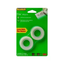 FITA ADESIVA MÁGICA 12 MM X 20 M C/ 2 ROLOS 3M