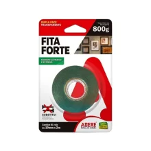 FITA DUPLA FACE 19 MM X 2 M TRANSPARENTE ADERE