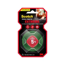 FITA DUPLA FACE 24 MM X 2 M ESPUMA FIXA FORTE 3M