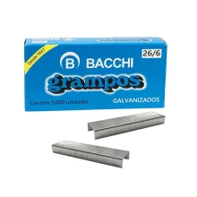 GRAMPO 26/6 GALVANIZADO C/ 5000 BACCHI