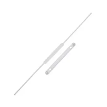 GRAMPO TRILHO ESTENDIDO PLASTICO BRANCO C/ 50 UN PRINTE