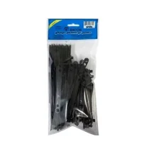 GRAMPO TRILHO PLASTICO 60 MM PRETO C/ 50 BACCHI