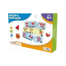 JOGO PEDAGOGICO ADIÇÃO E SUBTRAÇÃO 72 PEÇAS (4ANOS) 1259 PAIS E FILHOS