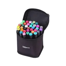 KIT CANETINHA 36 CORES PONTA DUPLA PPM
