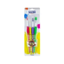 KIT PINCEL COLORIDO C/ 4 UN PC1200 BRW