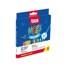 LAPIS DE COR 12 CORES JUMBO + APONTADOR 682341 TRIS