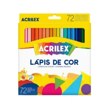 LÁPIS DE COR 72 CORES 09673 ACRILEX