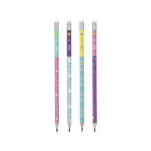 LAPIS GRAFITE HB N2 REDONDO C/ BORRACHA MAGIC LP7211 BRW