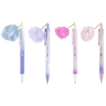 LAPISEIRA 0.7 MM PLÁSTICA POMPOM CORES SORTIDAS LP1713 BRW