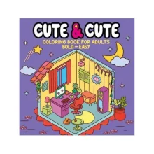 LIVRO INFANTIL PARA COLORIR CUTE E COMFY ADULTS CAMELOT