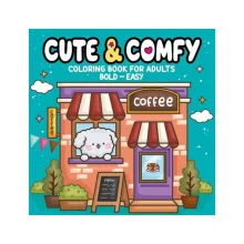 LIVRO INFANTIL PARA COLORIR CUTE E COMFY COFFEE CAMELOT