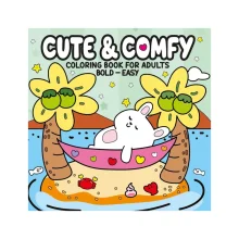 LIVRO INFANTIL PARA COLORIR CUTE E COMFY PRAIA CAMELOT