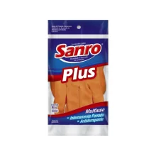 LUVA MULTIUSO TAMANHO (M) SANRO PLUS LARANJA