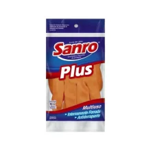 LUVA MULTIUSO TAMANHO (P) SANRO PLUS LARANJA