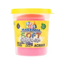 MASSA P/ MODELAR 150G GLITTER PINK  ACRILEX