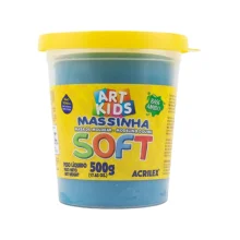MASSA P/ MODELAR 500G AZUL 073500109 ACRILEX