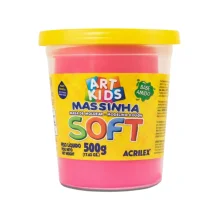 MASSA P/ MODELAR 500G ROSA MARAVILHA 073500107 ACRILEX
