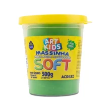 MASSA P/ MODELAR 500G VERDE 073500101 ACRILEX