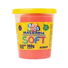 MASSA P/ MODELAR 500G VERMELHO 073500103 ACRILEX