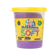 MASSA P/ MODELAR 500G VIOLETA 073500516 ACRILEX