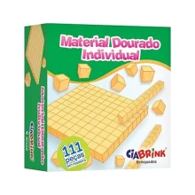 MATERIAL DOURADO 111 PEÇAS ESTOJO PAPEL CIABRINK