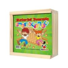 MATERIAL DOURADO 62 PECAS ESTOJO MADEIRA 1039 CIABRINK