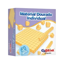 MATERIAL DOURADO 62 PEÇAS ESTOJO PAPEL CIABRINK