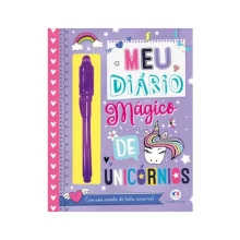 MEU DIÁRIO SECRETO C/ CANETA MÁGICA UNICÓRNIO CIRANDA CULTURAL