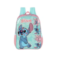 MOCHILA ESCOLAR STITCH VERDE IS41531SC-VD LUXCEL