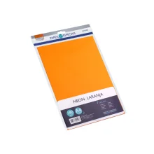 PAPEL A-4 180G NEON LARANJA C/ 10 FLS PP6204 BRW
