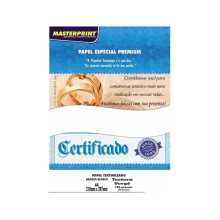 PAPEL A-4 180G VERGE BRANCO C/ 50 FLS MASTERPRINT