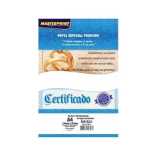 PAPEL FOTO MATTE FOSCO A-4 170G C/ 100 FLS MASTERPRINT