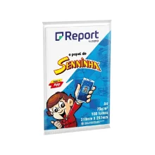 PAPEL SULFITE A-4 75G C/ 100 BRANCO SENNINHA