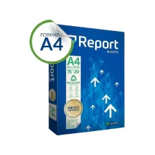 PAPEL SULFITE A-4 75G C/ 500 FLS RECICLADO REPORT