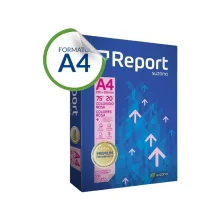 PAPEL SULFITE A-4 75G C/ 500 FLS ROSA REPORT