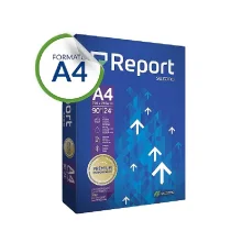 PAPEL SULFITE A-4 90G C/ 500 FLS BRANCO PREMIUM REPORT